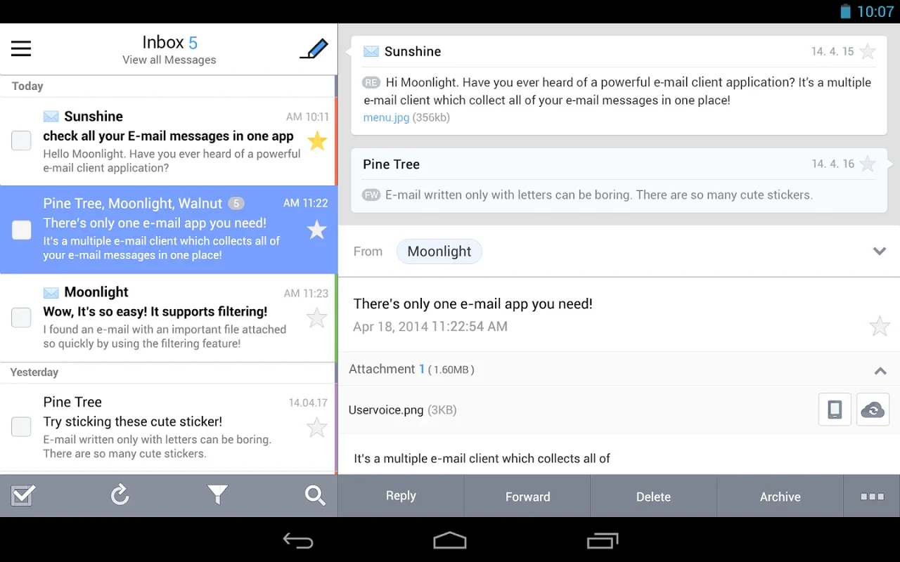 DaumMail for Android - Manage Multiple Accounts Easily