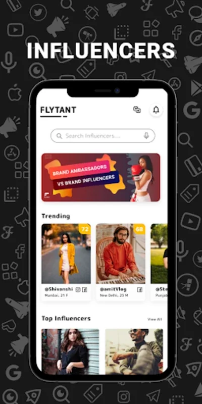 Flytant - Influencer Marketing for Android - Download the APK from AppHuts