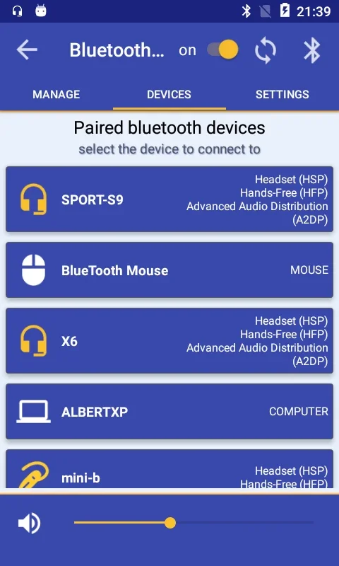 Bluetooth AudioWidget Free for Android - Manage Bluetooth Headphones