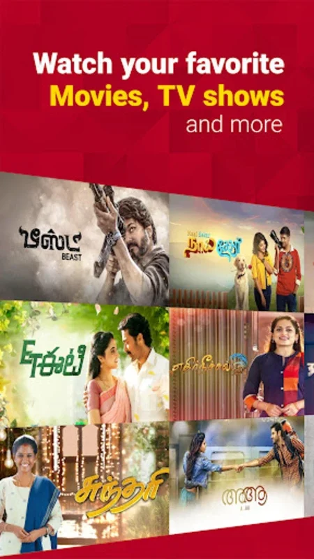 Sun NXT for Android: Diverse South Indian Entertainment