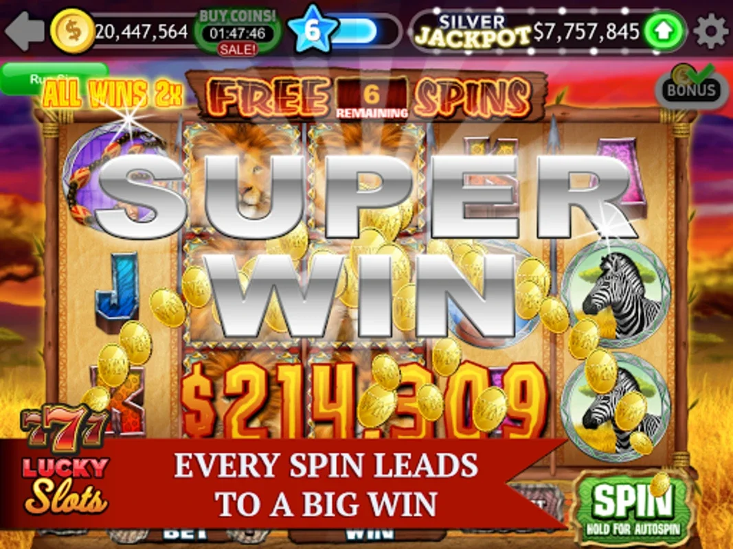 Lucky Slots for Android - Thrilling Casino Experience