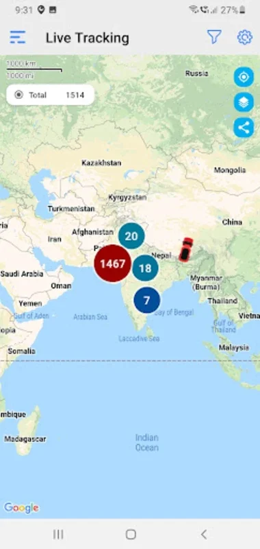 Sarvam Automation for Android: Streamlined Vehicle Tracking