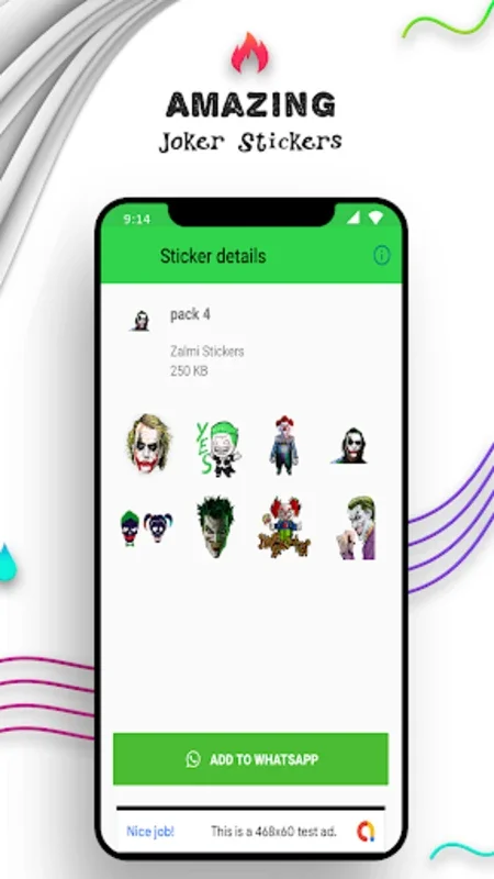 WAStickerApps - Joker Stickers for Android: Enhance Chats