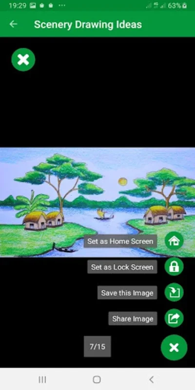 Scenery Drawing for Android - Inspiring Landscape Images