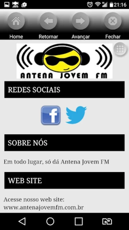 Antena Jovem FM for Android - Stream Brazilian Music