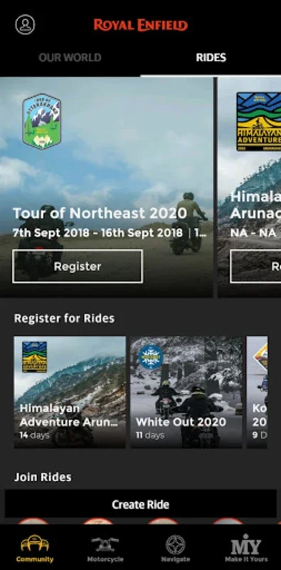 Royal Enfield App for Android - Streamline Motorcycle Adventures