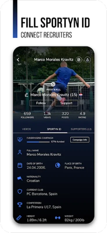 Sportyn – Empowering Athletes for Android: Connect & Thrive