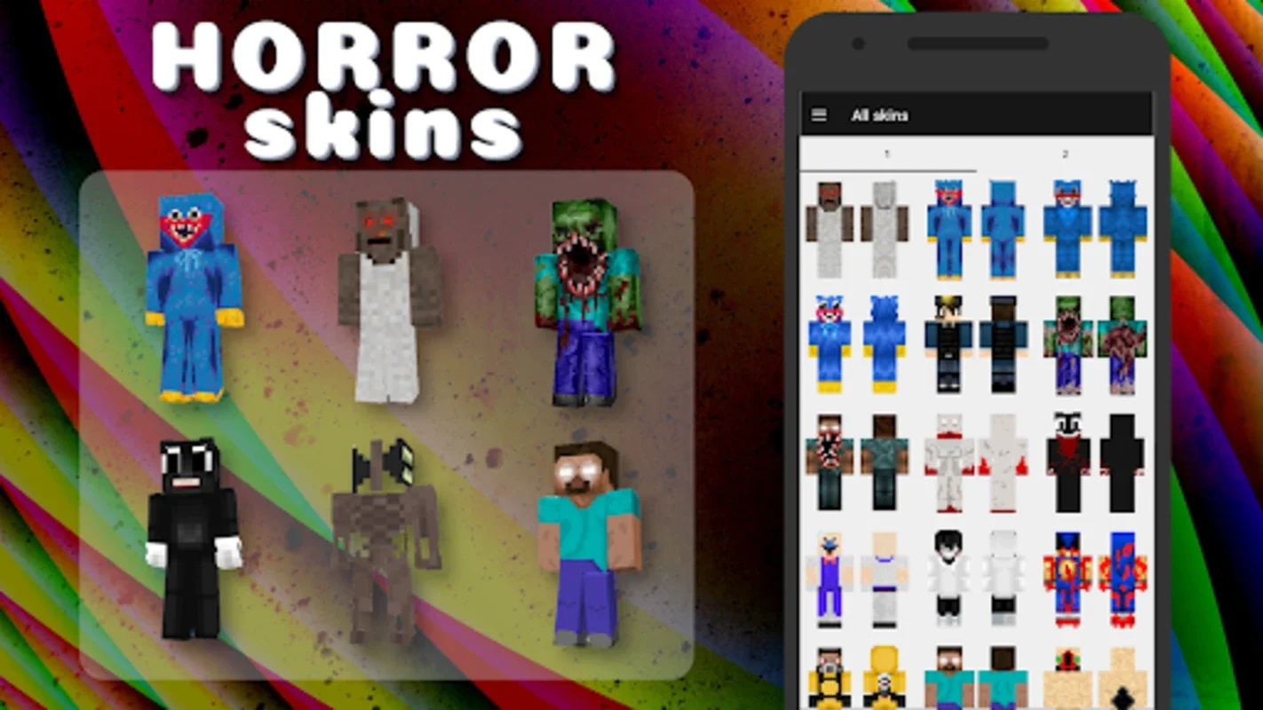 Horror Skins for Android: Terrifying Minecraft Avatars