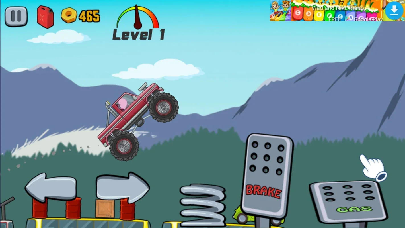 Hippo Monster Truck for Android - Fun for Kids