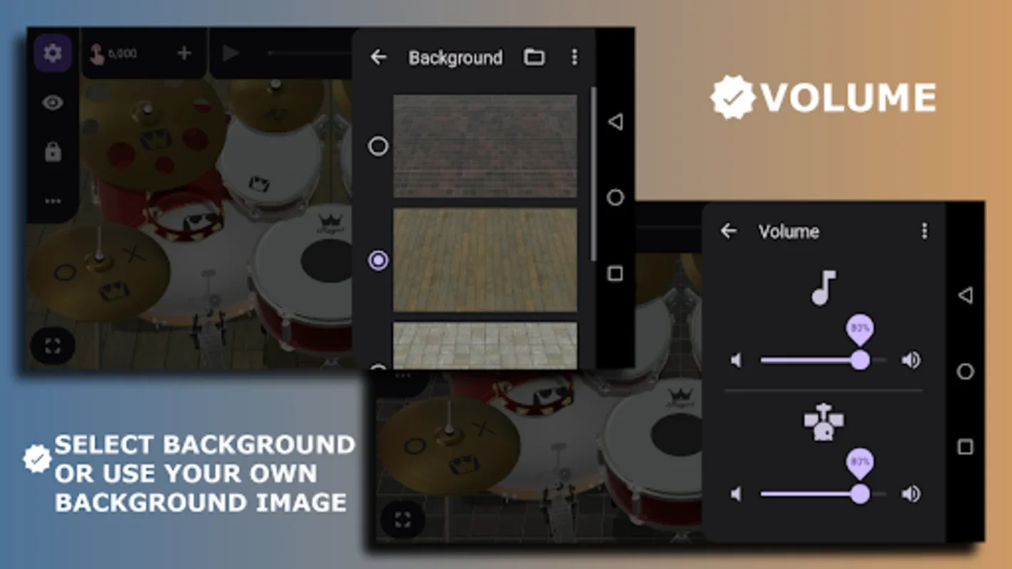 Royal Drum for Android: A Customizable Virtual Drumming Experience