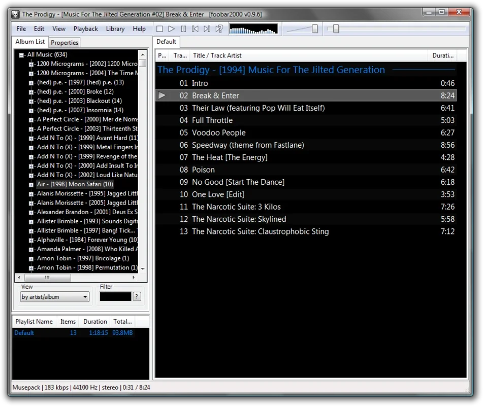 foobar2000: The Minimalist Audio Player for Windows