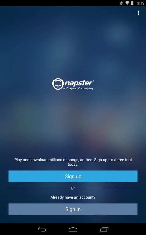 Napster for Android: Stream Your Favorite Music