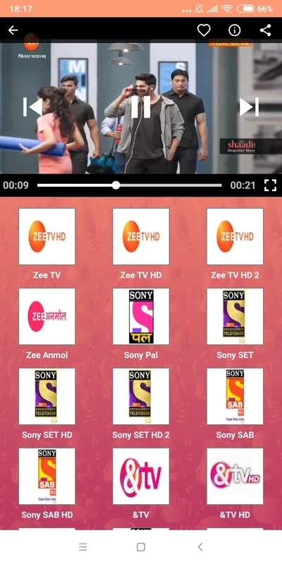 Live TV: Stream Indian TV Channels on Your Android