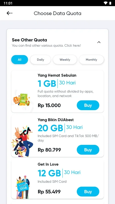 by.U Affordable Internet Card for Android - Affordable SIM Cards in Indonesia