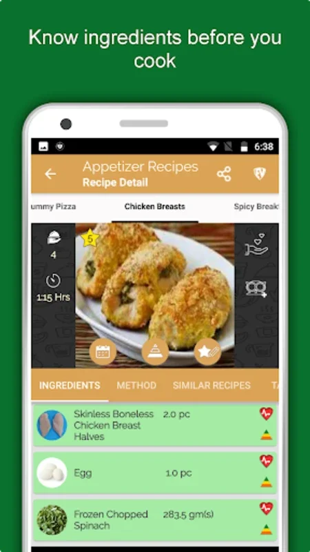 Appetizers, Snacks & Starters for Android: Explore Global Flavors