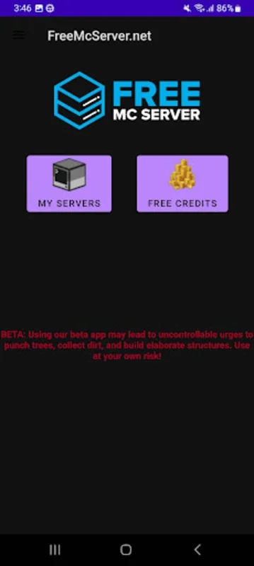 FreeMcServer.net for Android: Simplify Minecraft Server Management