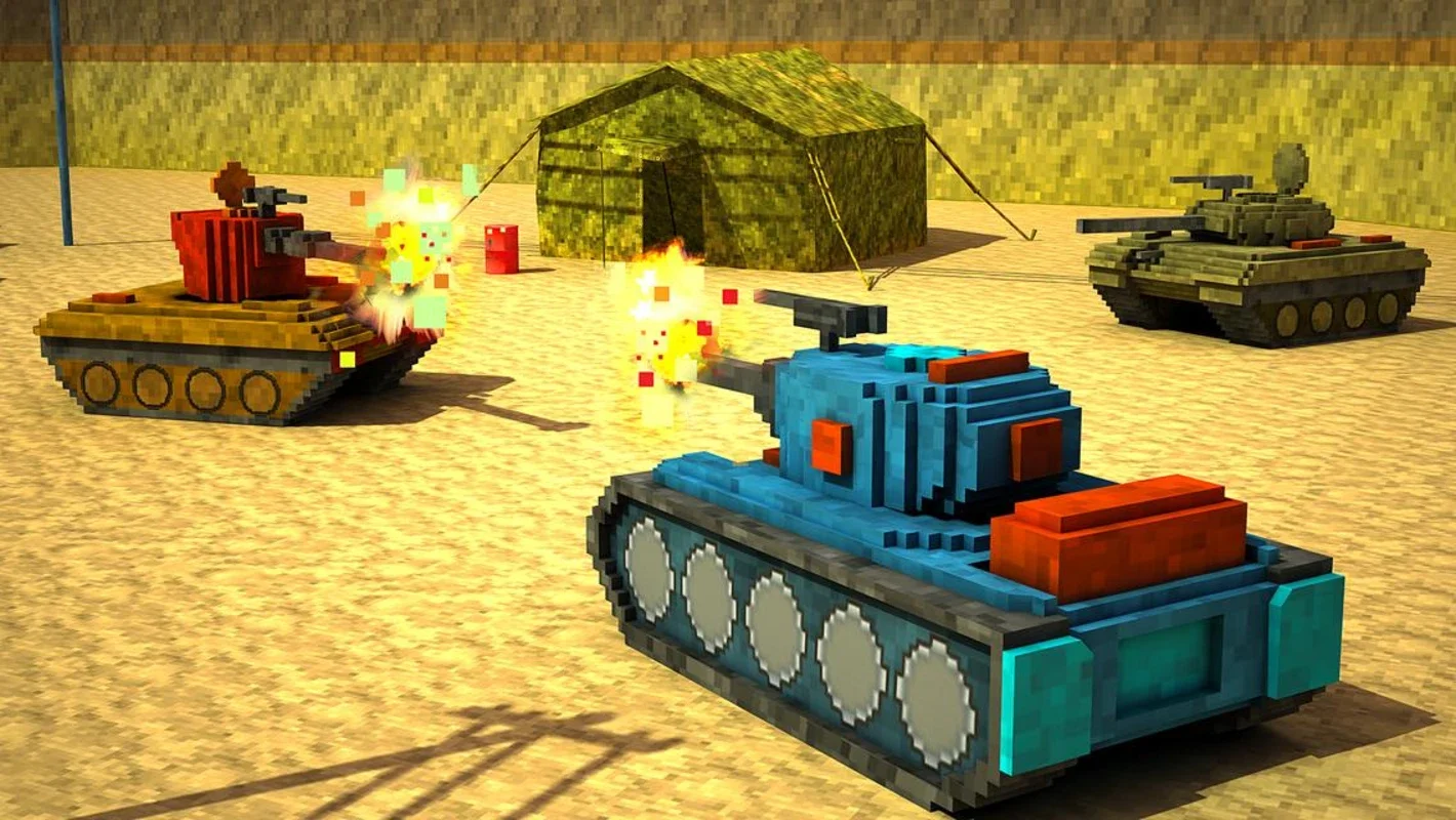 Toon Tank - Craft War Mania for Android: Engaging Battles Await