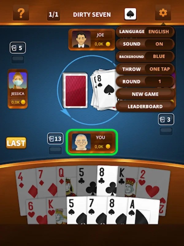 Dirty Seven - Pis Yedili HD for Android: Strategic Card Fun