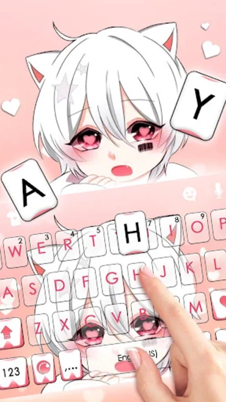 Cute Cat Boy Theme for Android - Enhance Typing