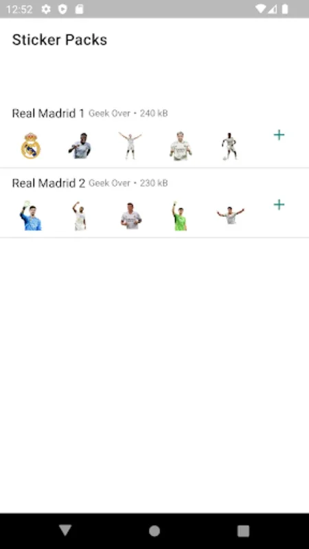 Real Madrid Stickers for Android - Express Your Fan Pride