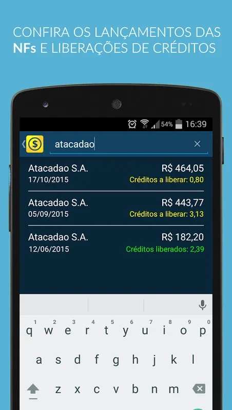 Créditos NFP for Android: Empowering Credit Management