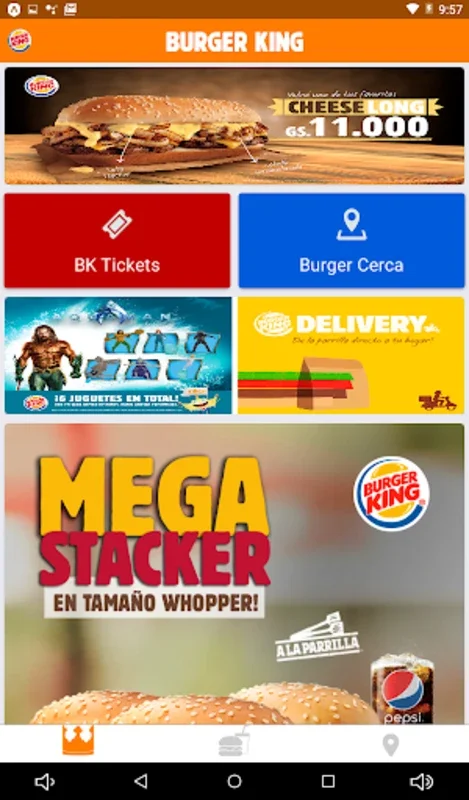 Burger King Paraguay for Android - Enjoy Discounts and Easy Ordering