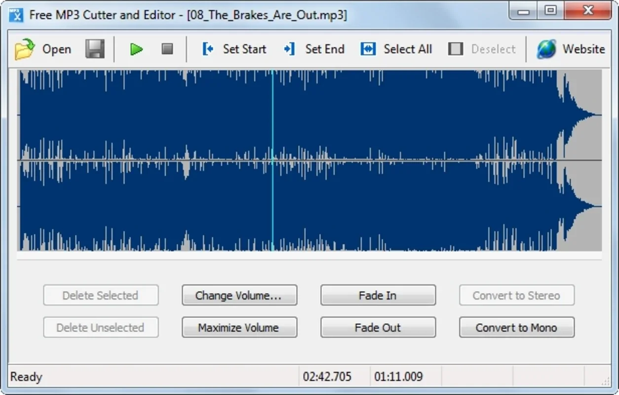 Free MP3 Cutter and Editor for Windows - Simple Audio Editing