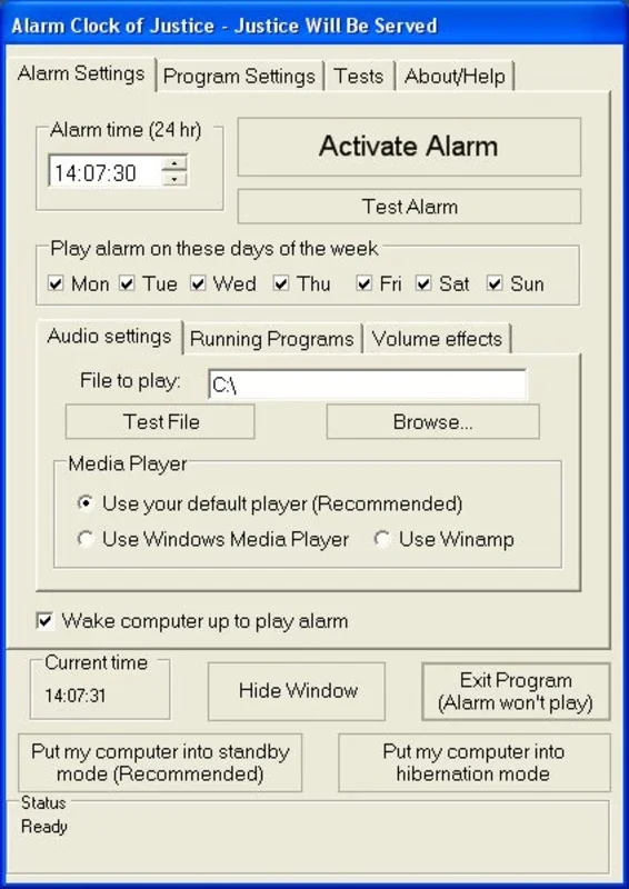 Alarm Clock of Justice for Windows - Free Download from AppHuts