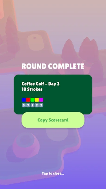 Coffee Golf for Android - Engaging Daily Golf Challenges