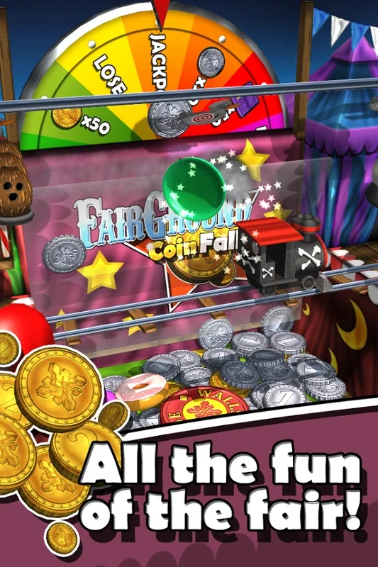 Fairground Coin Falls for Android - A Captivating Coin Pusher Experience