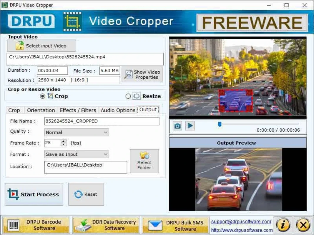 Advanced Free Video Cropper Application for Windows: High - Quality Video Cropping