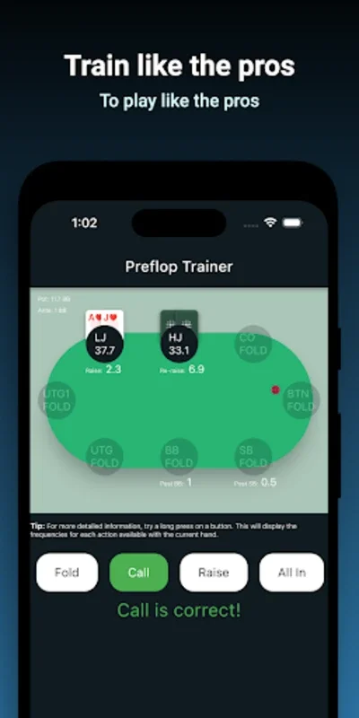 GTO Preflop for Android: Master Texas Hold'em Preflop