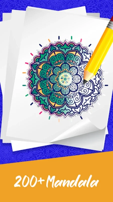 Mandala Coloring Book Game for Android - Stress-Free Creativity