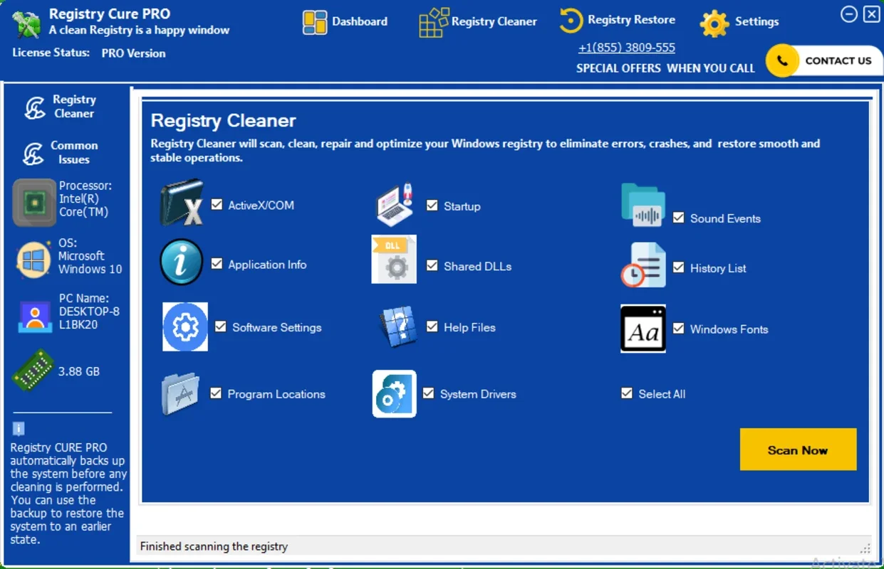 Registry Cure Pro for Windows - Optimize Your Registry