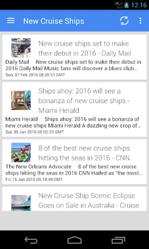 Cruise Ship News by NewsSurge for Android - Stay Informed