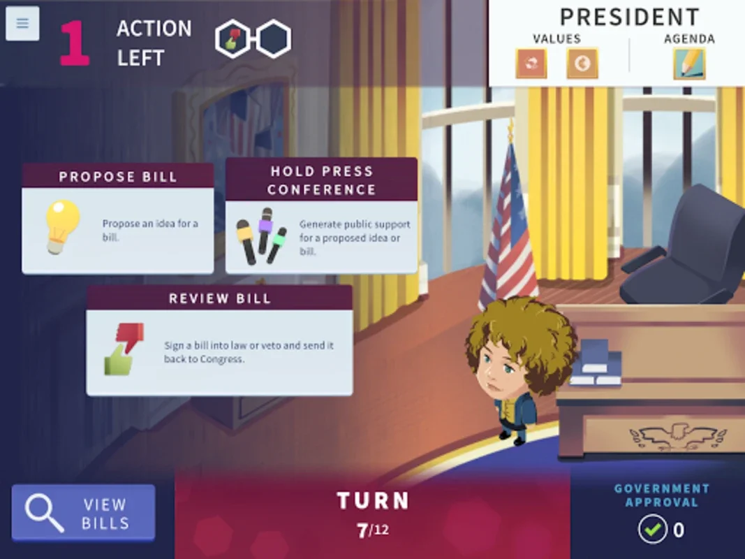 Branches of Power for Android: Enhance Civic Knowledge