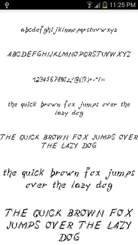 Free Fonts Pack 15 for Android - Enhance Messages