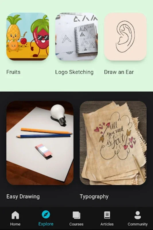 Learn drawing for Android - No Downloading Required