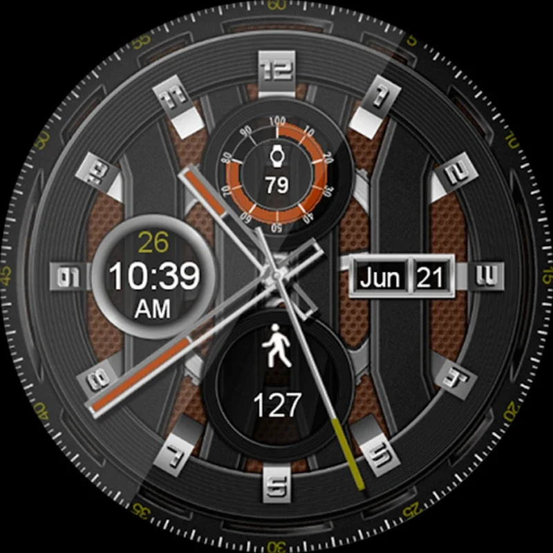 Ebonite Force HD WatchFace for Android: Customizable & Feature-Rich