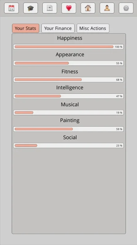 InstLife for Android - A Lifelike Simulation