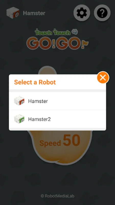 TouchTouch GoGo! for ROBOID on Android - Precise Control