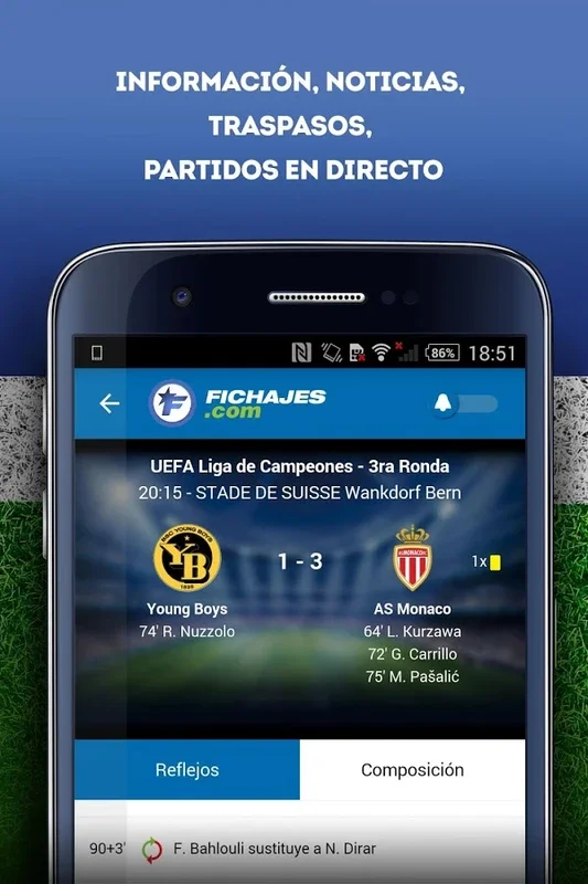 Fichajes for Android - Stay Updated with Football News