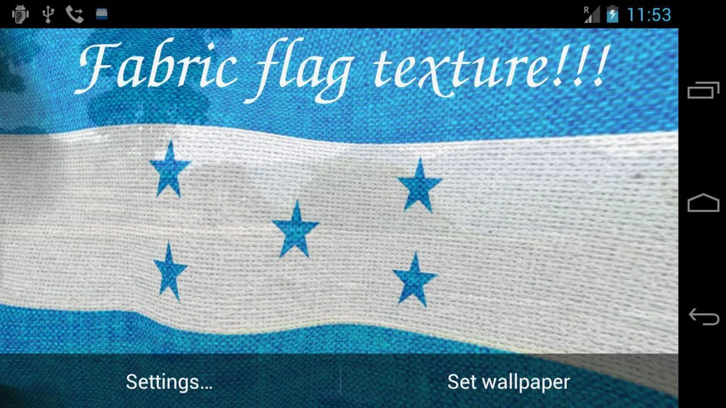 Honduras Flag for Android - Educate & Customize