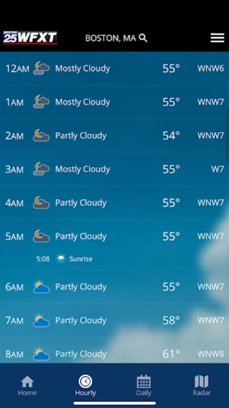 Boston25Weather for Android - Accurate Local Weather at Your Fingertips