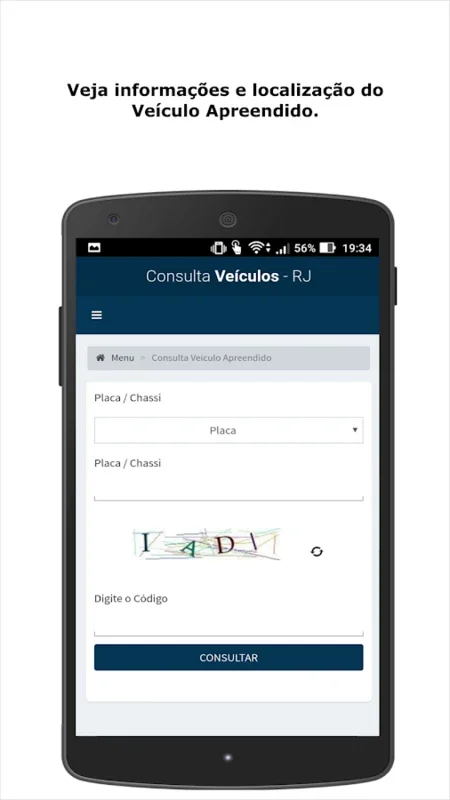 RJ - Consulta Veículos for Android: Check Vehicle Details