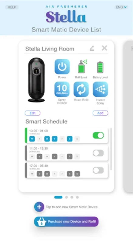 Stella Smart App for Android - Enhanced Air Freshener Management