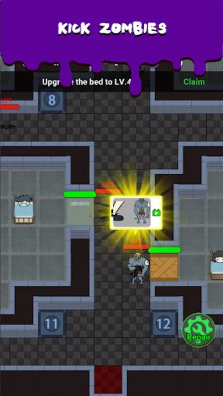 Zombies Prison TD for Android - Strategic Tower Defense