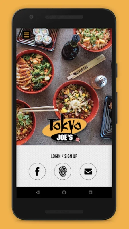 Tokyo Joe's for Android: Quick Custom Asian Cuisine