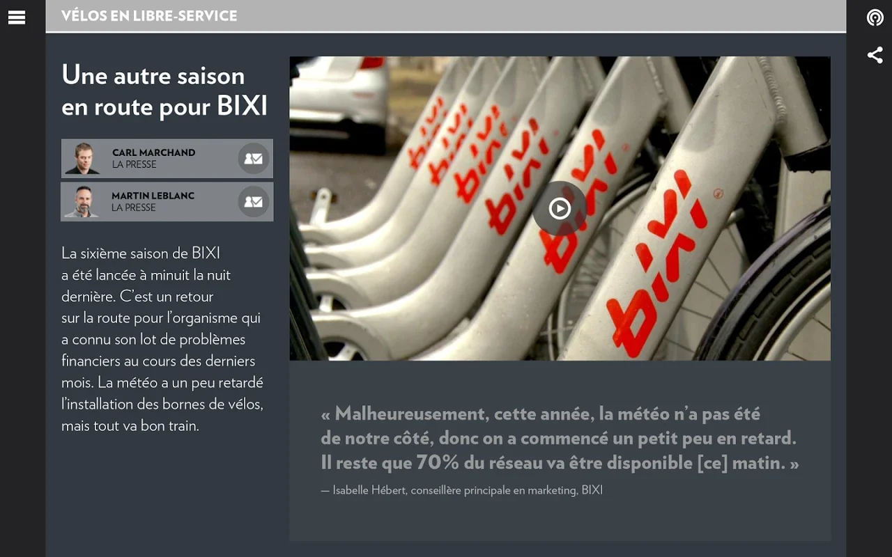 La Presse+ for Android: Immersive News Experience