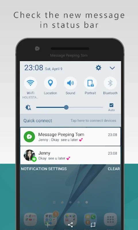 Message Peeping Tom for Android - Privacy - Enhanced Messaging